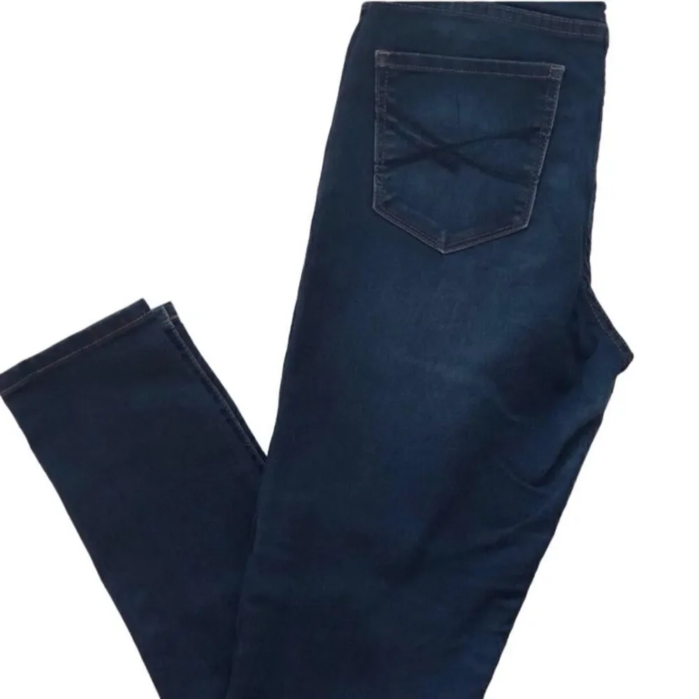 Aeropostale High Rise Jeggings Dark Wash Skinny Stretch Jeans Juniors 7